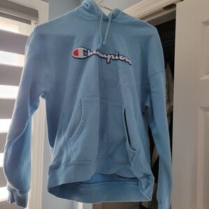 Champion Sky Blue Reverse Weave Hoodie